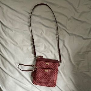 Coach crossbody and wristlet